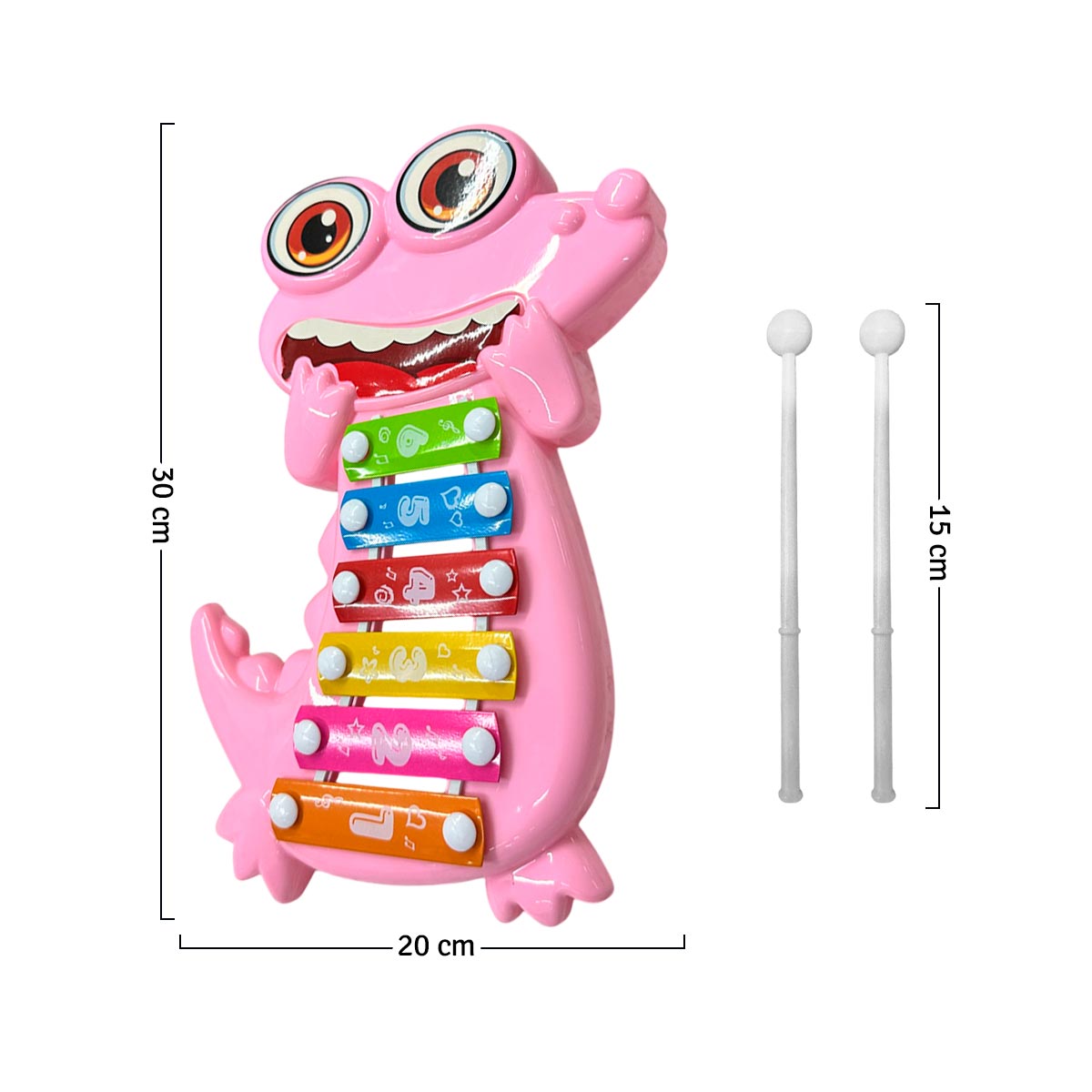 Miniatura 6 de Xilofono Infantil Cocodrilo 2531A